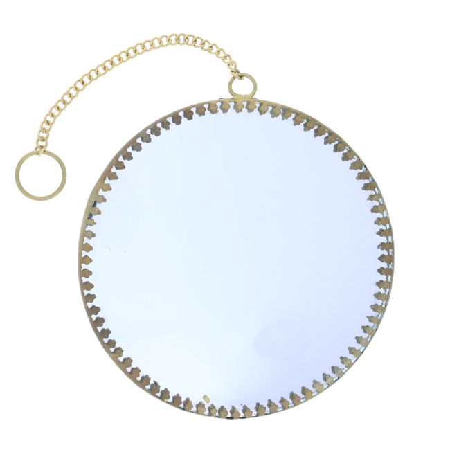 Petit miroir rond Atelier jasmin