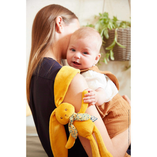 Pantin lapin Ocre - 25 cm