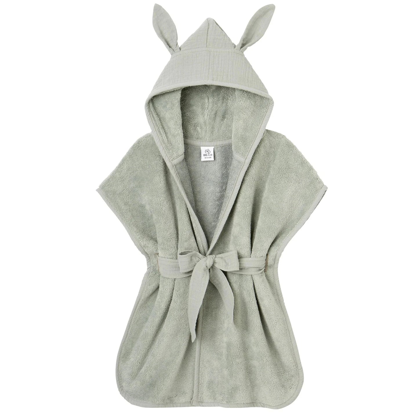 Peignoir bambou Vert de gris