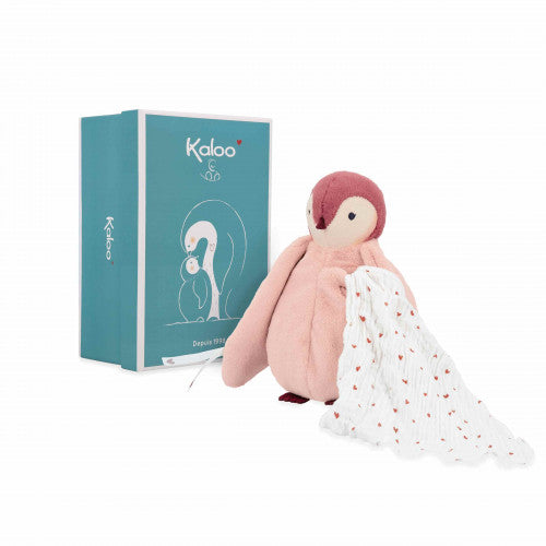 Peluche à bisous manchot Rose