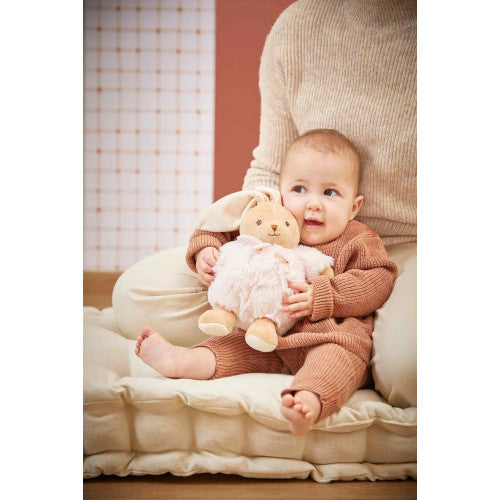 Peluche lapin Patapouf Rose - 17 cm