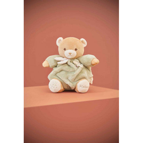 Peluche ours Patapouf Vert - 17 cm