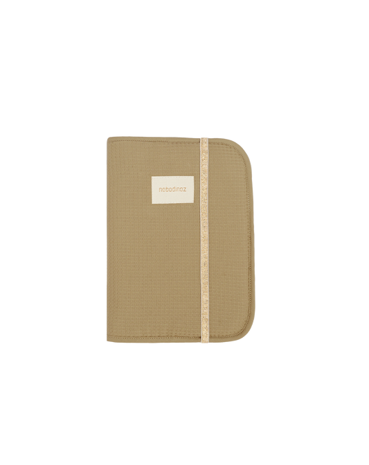 Protège-carnet de santé A5 Poema Opera olive green