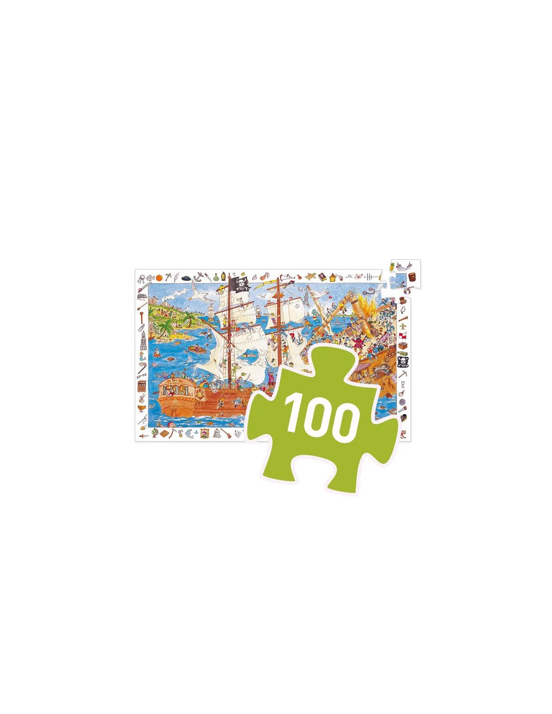 Puzzle d'observation Les pirates