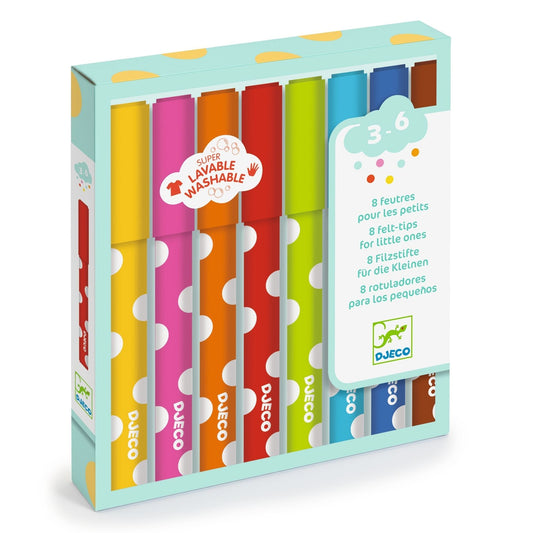 8 feutres pour les petits - 3 ans
