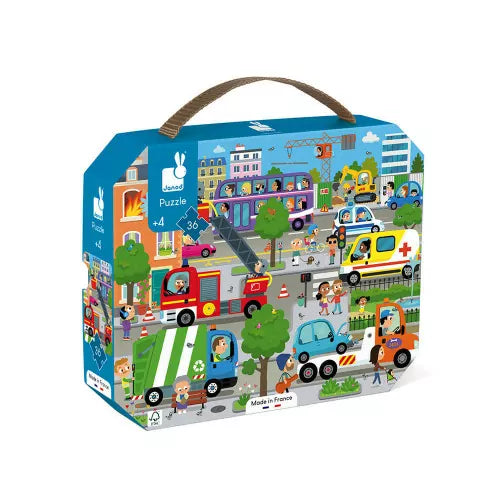 Puzzle City 36 pièces, cadeau pour un enfant de 4 ans
