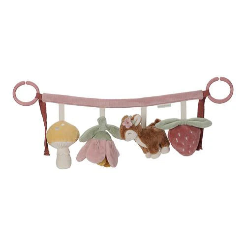 Chaîne d'activités pour poussette - Rose - Fairy Garden Price