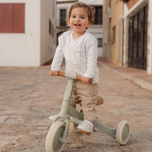 4 en 1 tricycle vert