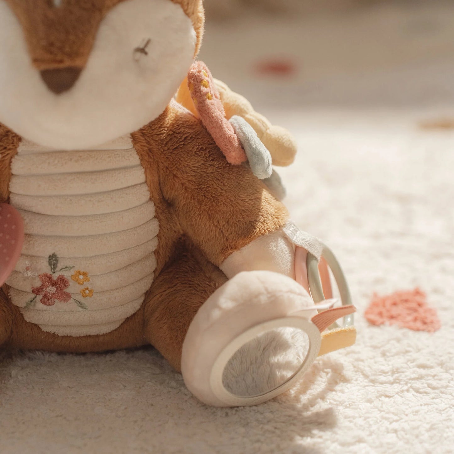 Peluche d'activités Cerf - Rose - Fairy Garden