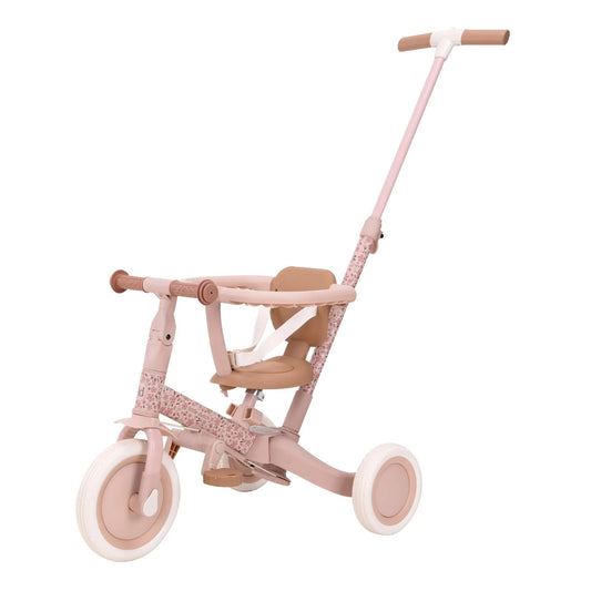 4 en 1 tricycle rose