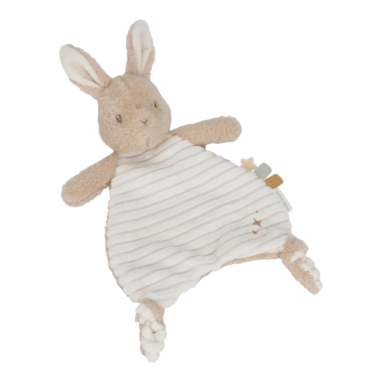 Doudou Lapin Little Dutch Newborn Naturals beige, vue d'ensemble