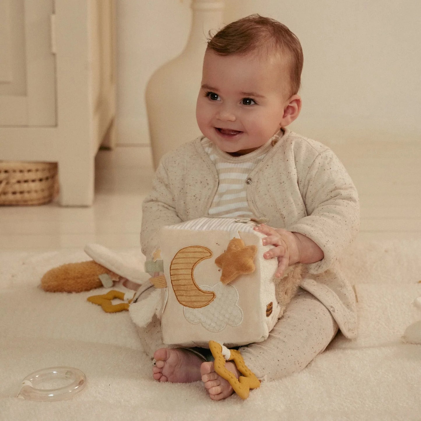 Cube d'activités - Beige - Newborn Naturals