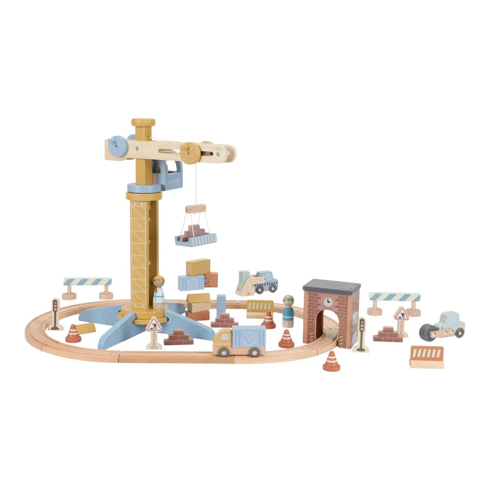 Grue en bois – Circuit de train