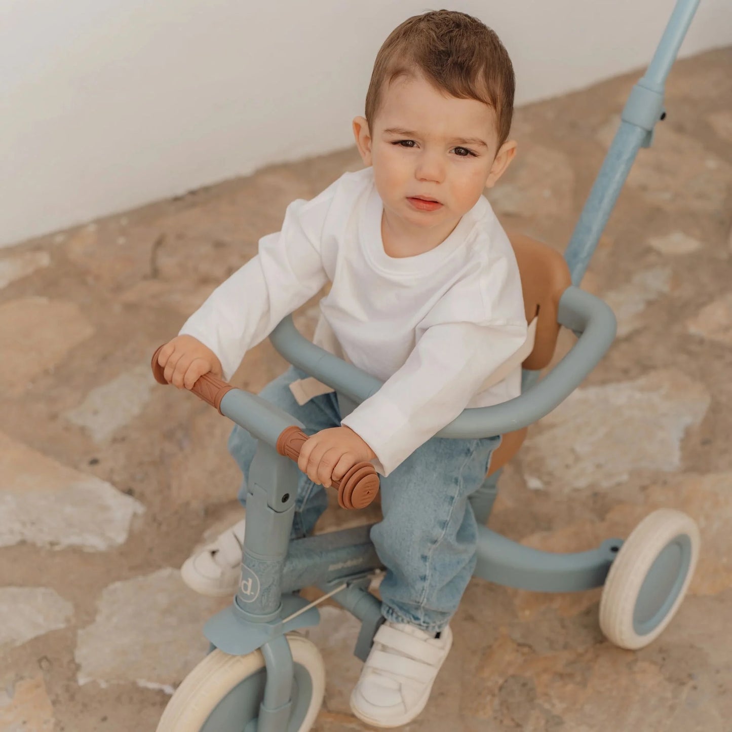 4 en 1 tricycle - Bleu