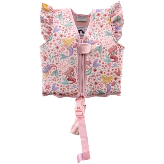 Gilet de sauvetage - Rose - Sirène de rêve - 2-3 Ans