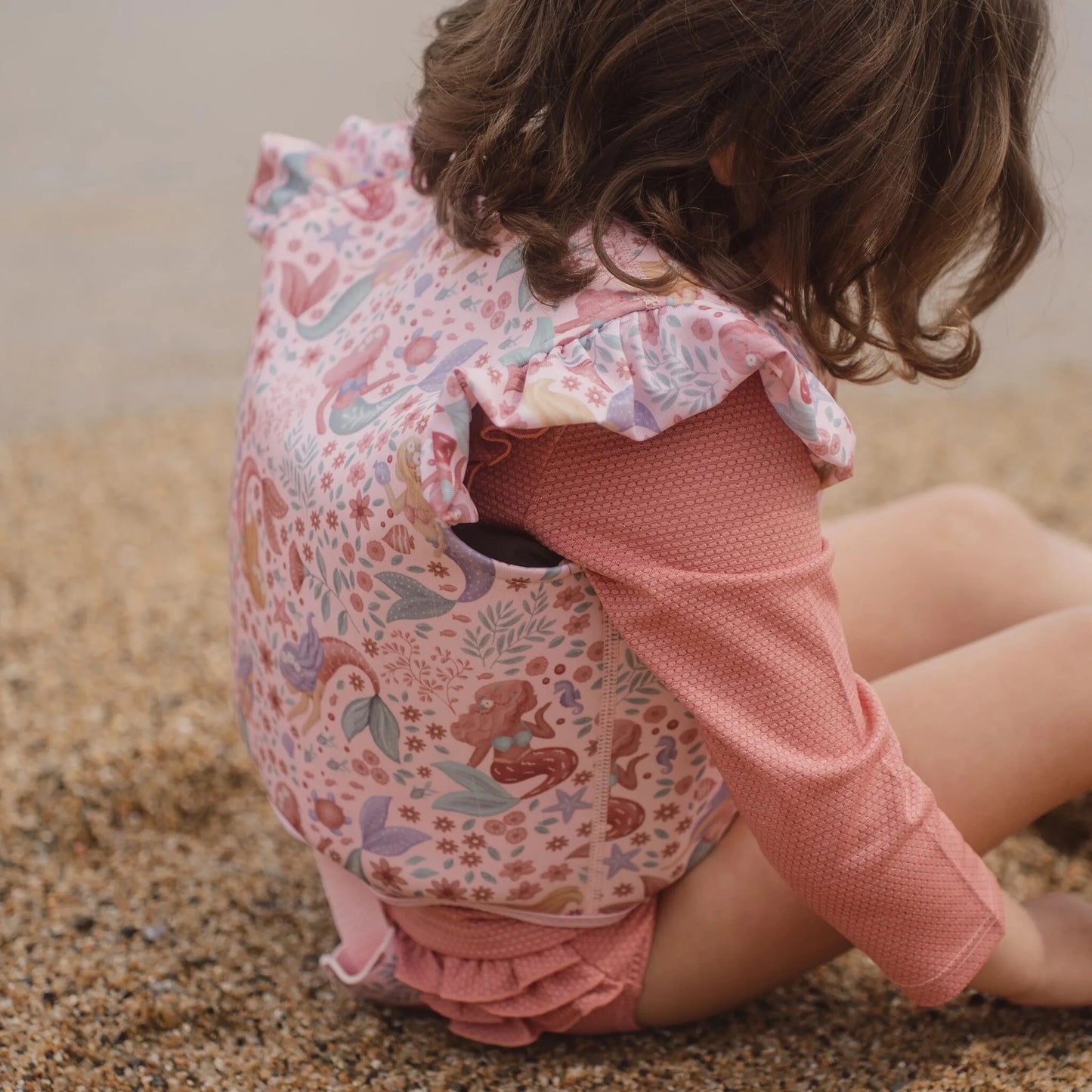 Gilet de sauvetage - Rose - Sirène de rêve - 2-3 Ans