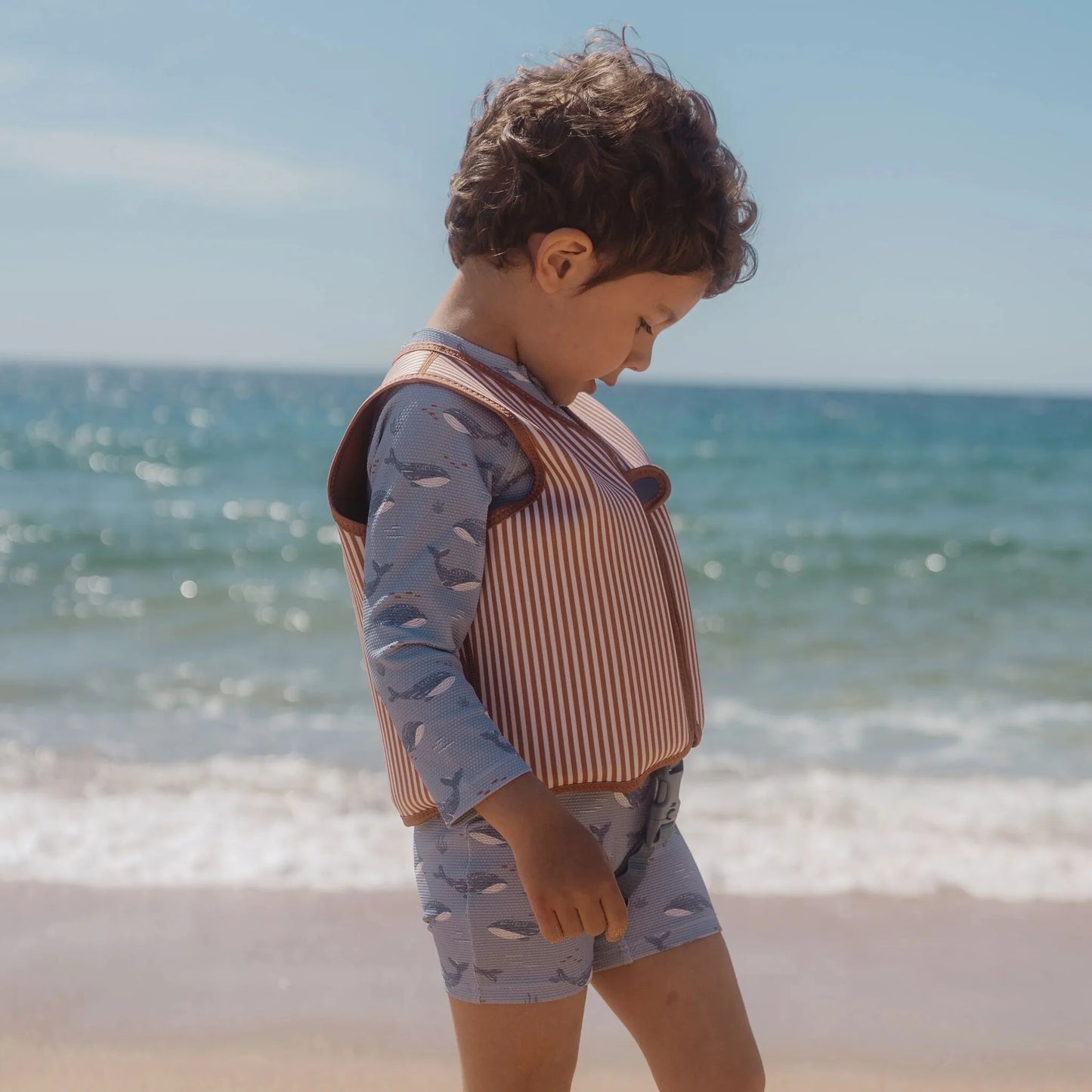 Gilet de sauvetage - Marron - Ocean World - 2-3 Ans