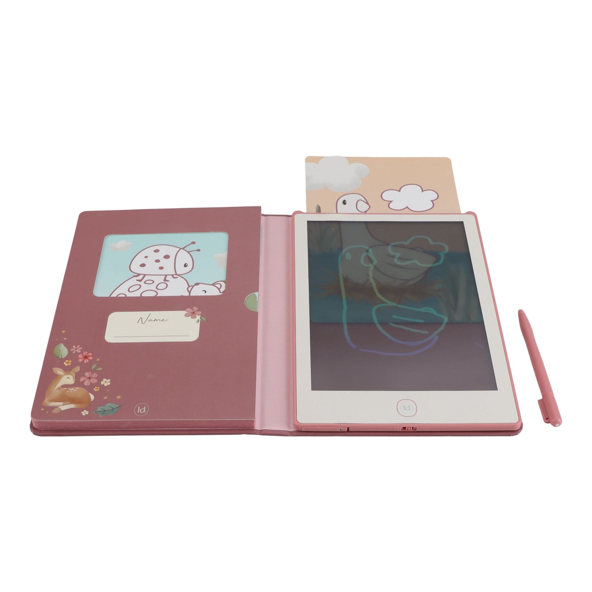 Tablette à dessin Little Dutch Rose - cartes modèles