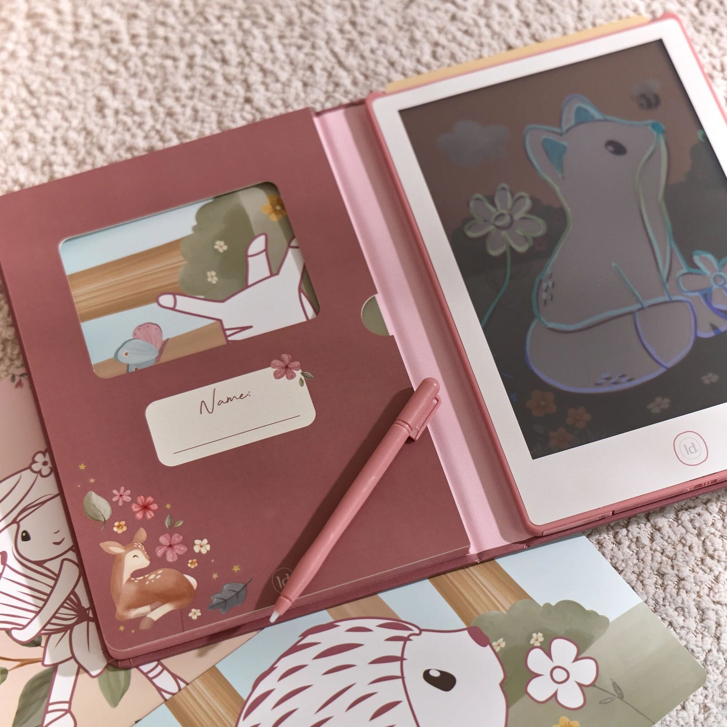 Tablette à dessin Little Dutch Rose - vue en situation