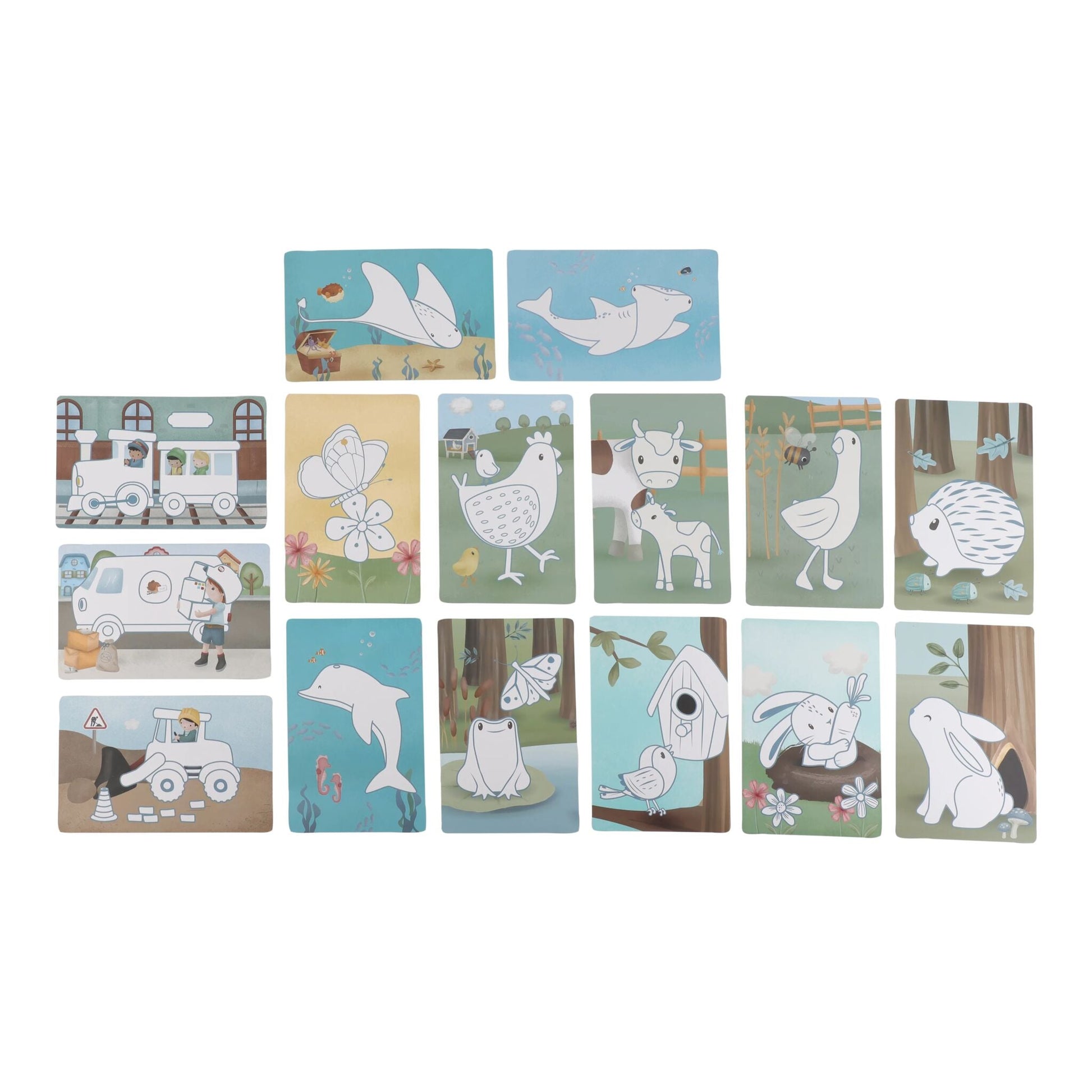 Tablette à dessin Little Dutch Bleu - packaging