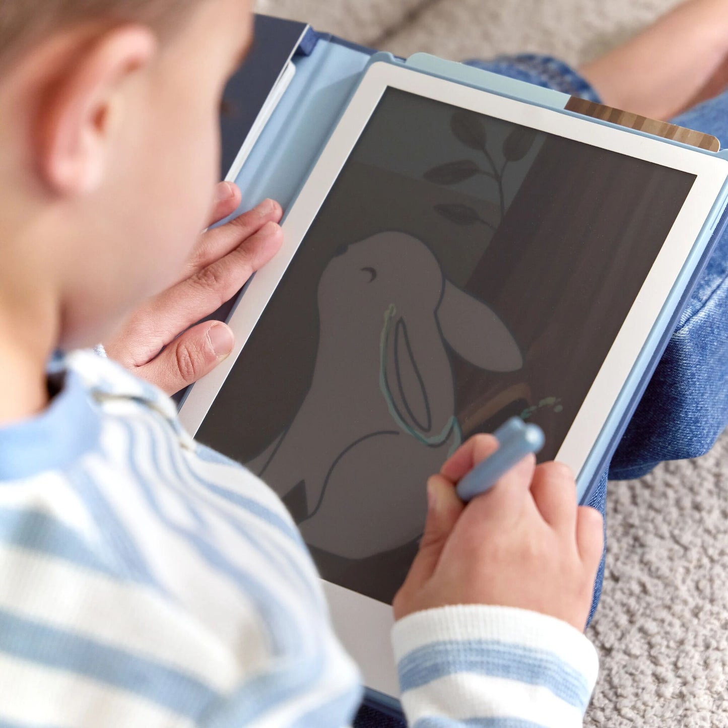 Tablette à dessin Little Dutch Bleu - vue en situation