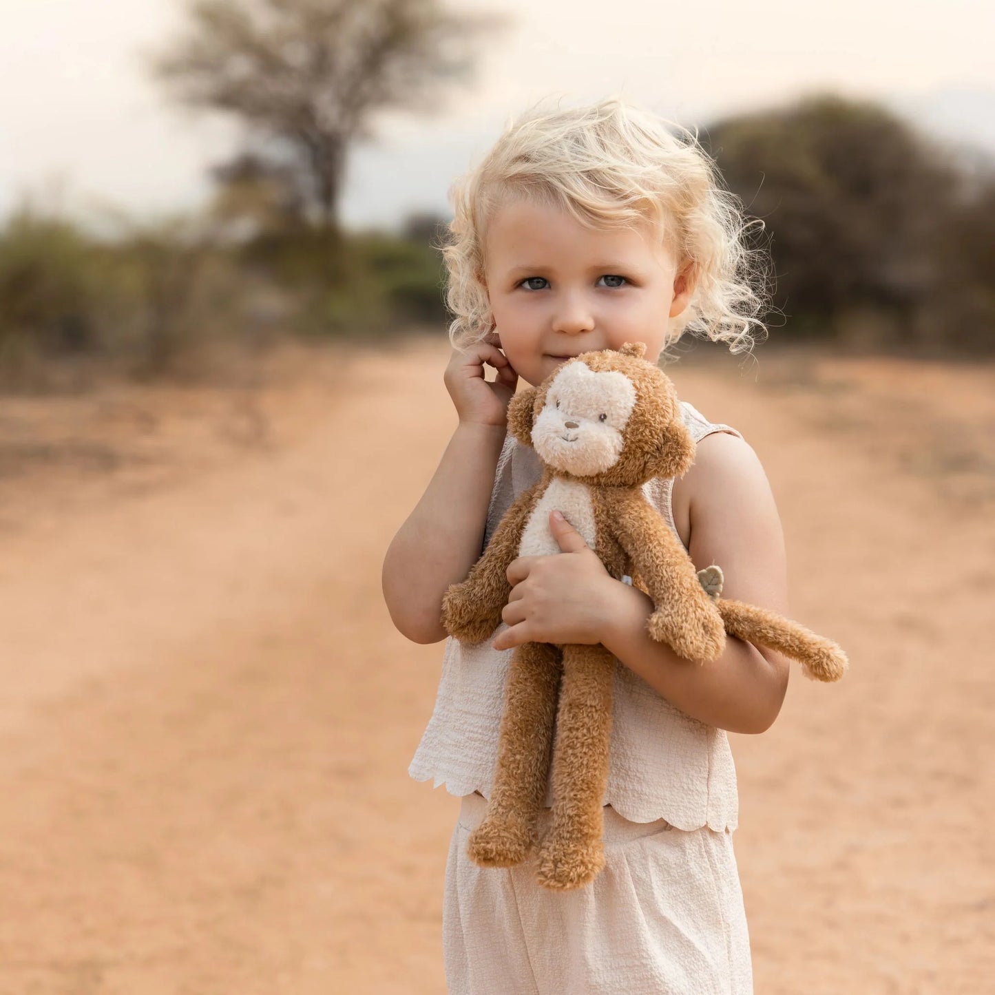Safari Friends Peluche Singe - Marron