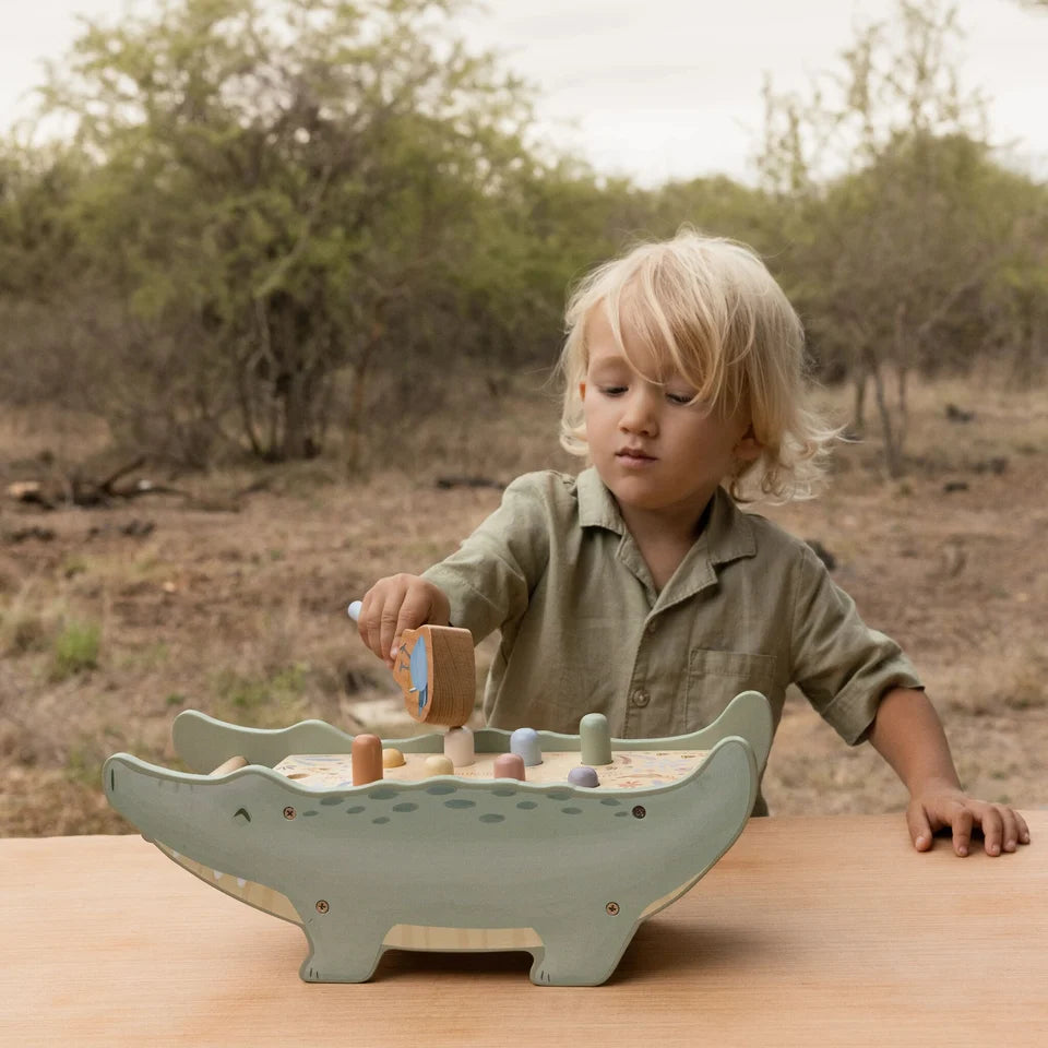 Banc à marteler en bois