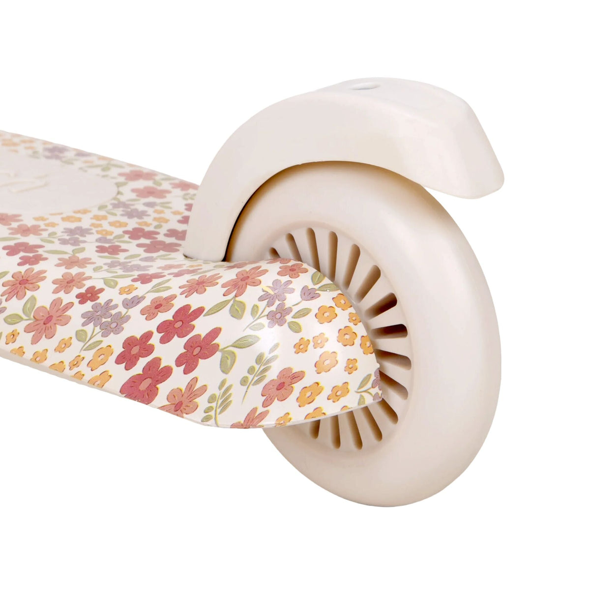 Trottinette 3 roues Little Dutch blanc cassé, détail du frein arrière