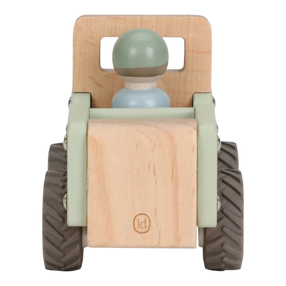 Voiture de safari en bois - Vert