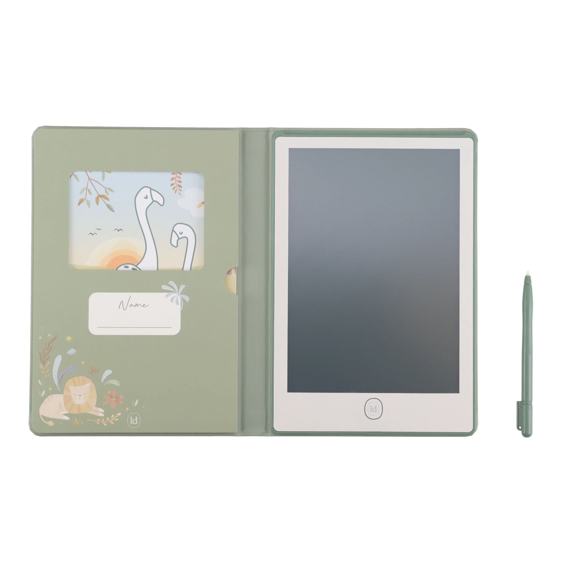 Tablette à dessin Little Dutch Vert - détail écran