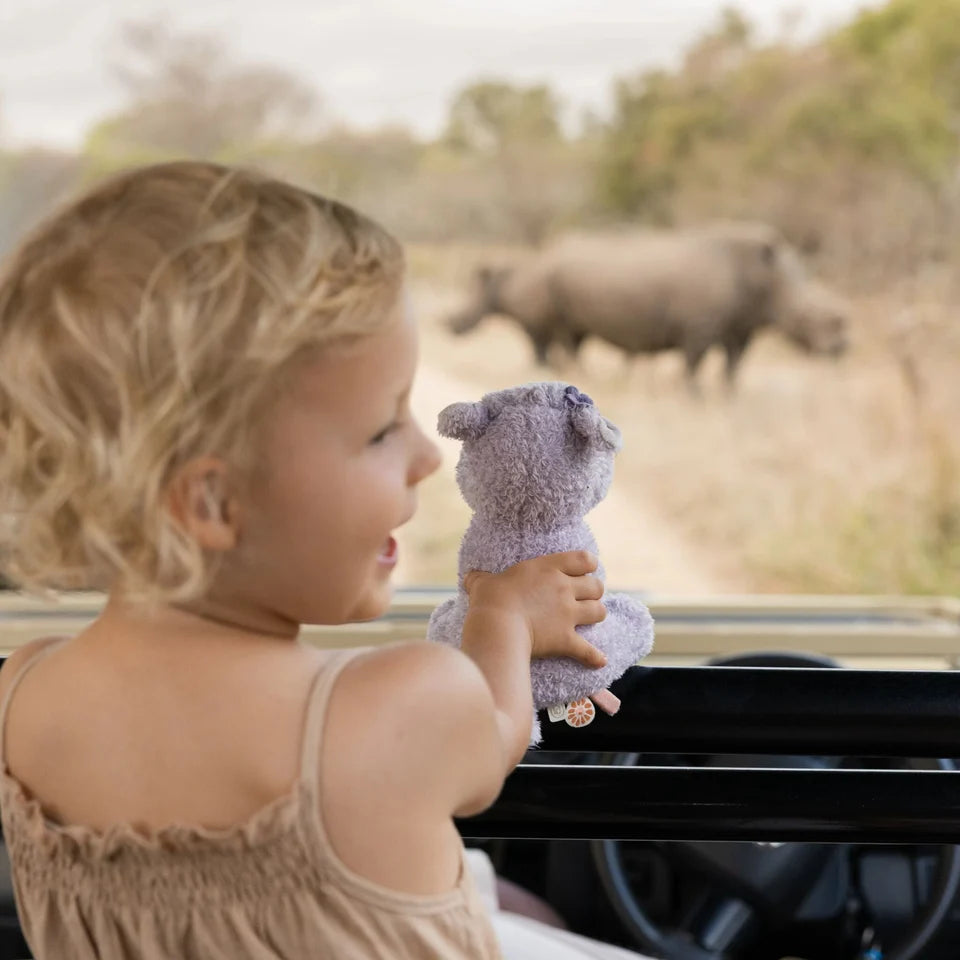 Peluche Hippopotame - Gris