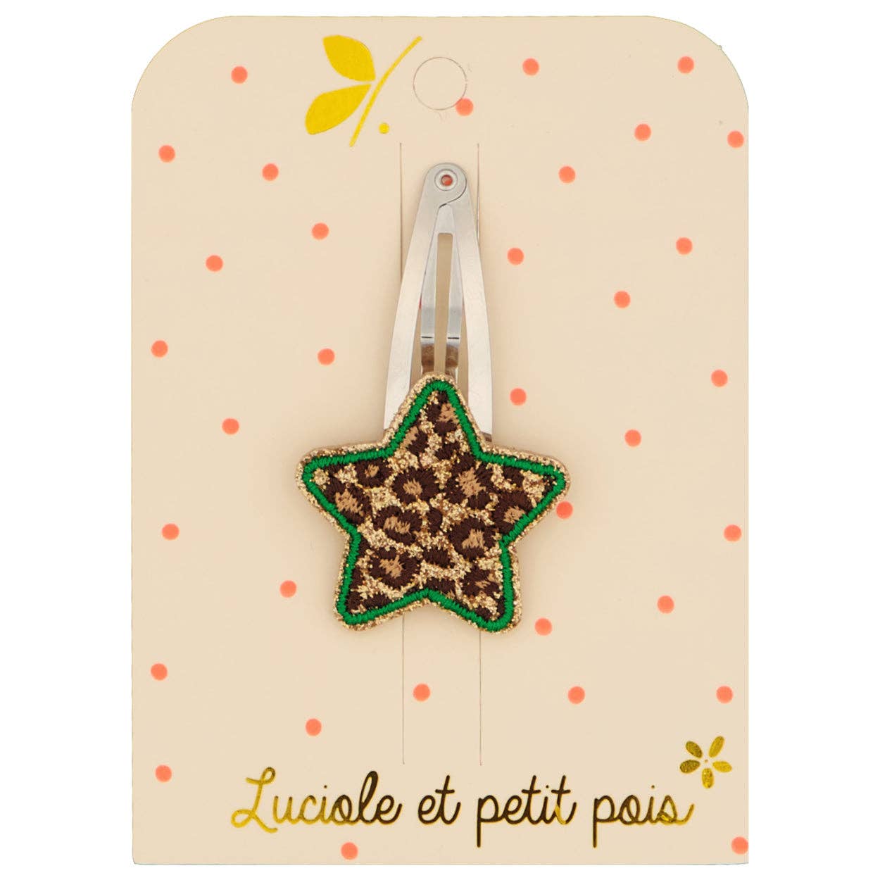 Luciole et Petit Pois - Barrette étoile léo