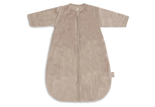 Gigoteuse Naissance avec Manches Amovibles - Ronde Velvet - Milky Coffee