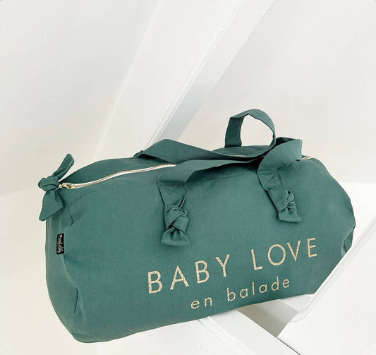 Marcel & Lily - Sac polochon "Baby Love" coloris Eucalyptus