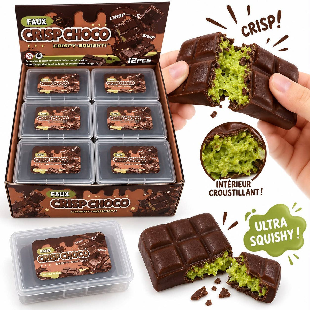 WOOM - Squishy Crispy Chocolat de Dubaï
