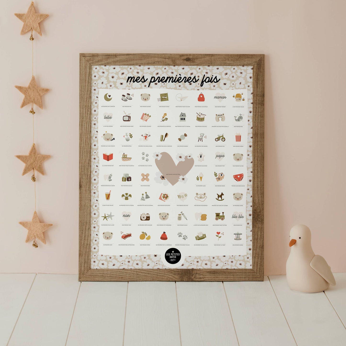 Les Petites Dates - Affiche "Mes premières fois" - Ourson