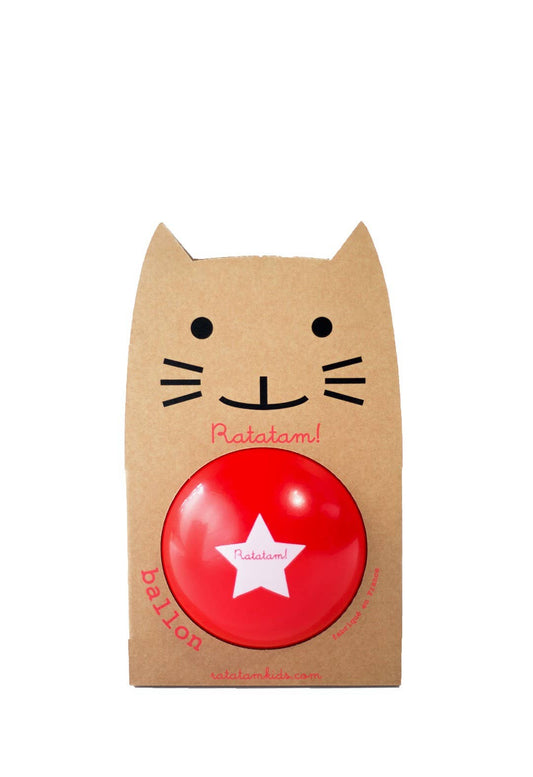 Ballon uni rouge 15 cm
