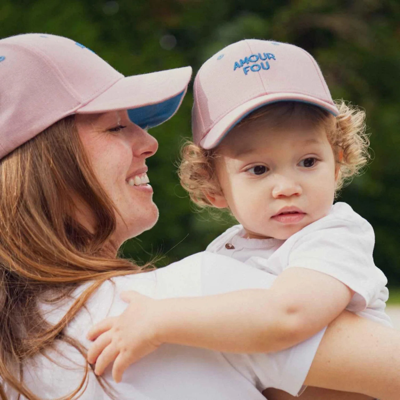 Casquette Amour Fou rose | Enfant