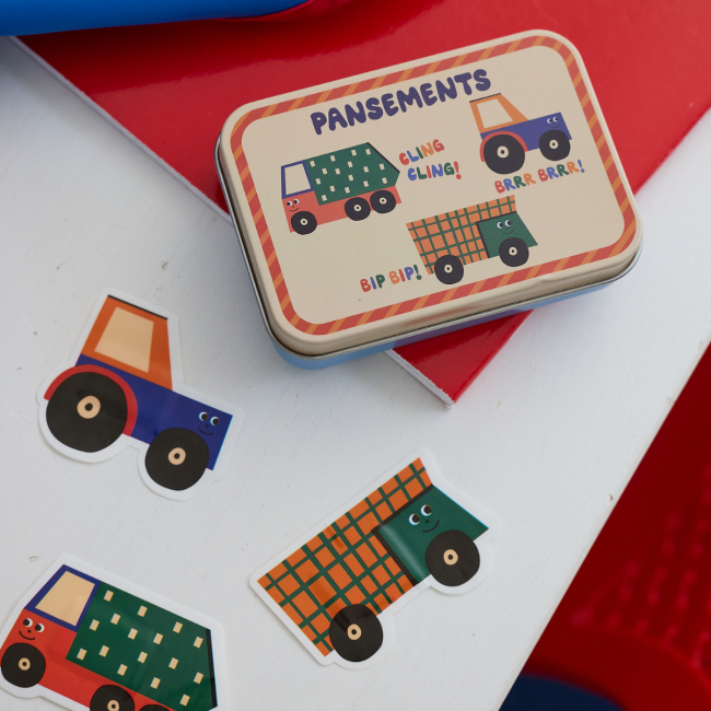 Boîte de 30 pansements enfants - Bip bip ! Petit toi