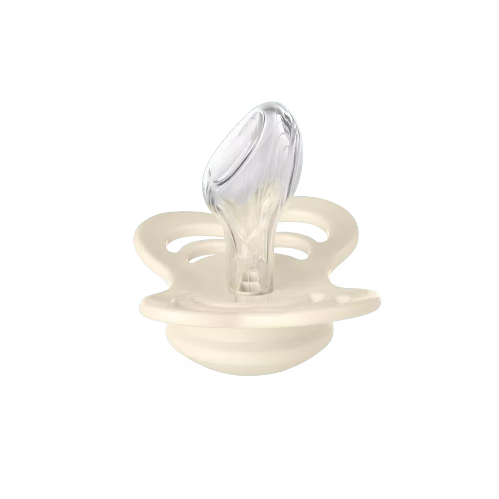 Tétine BIBS silicone anatomique Couture Tétine - Ivory