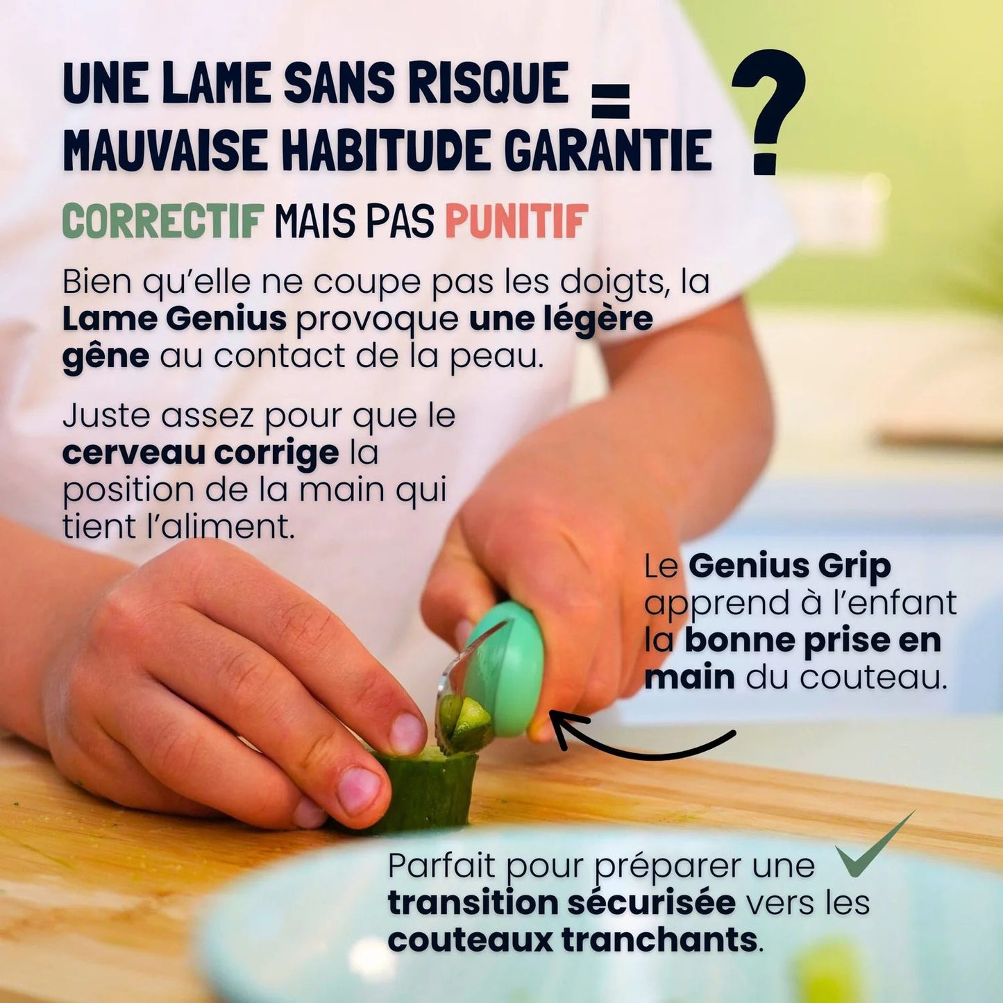Couteau éducatif Genius Cut enfant