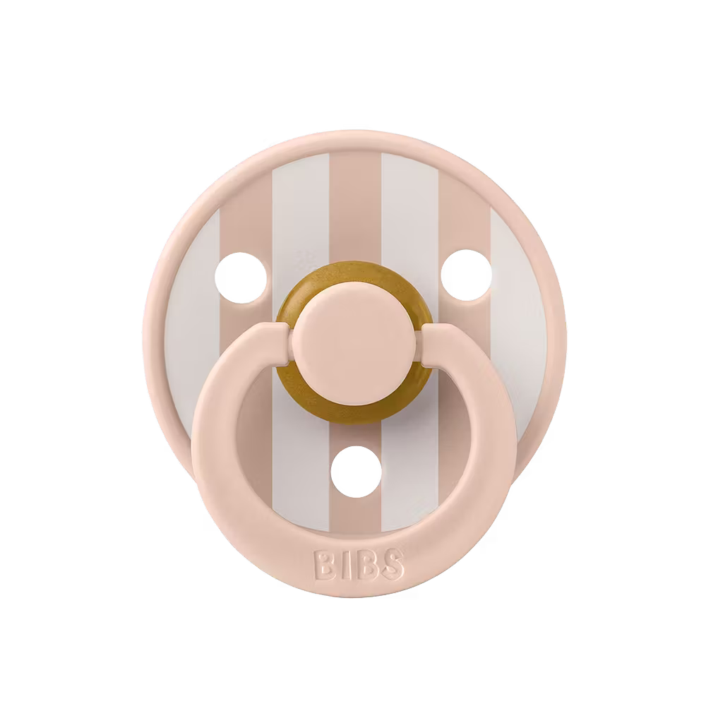 Tétine BIBS latex - STUDIO Colour Tétine Block - Blush/Ivory