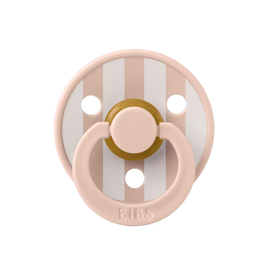 Tétine BIBS latex - STUDIO Colour Tétine Block - Blush/Ivory