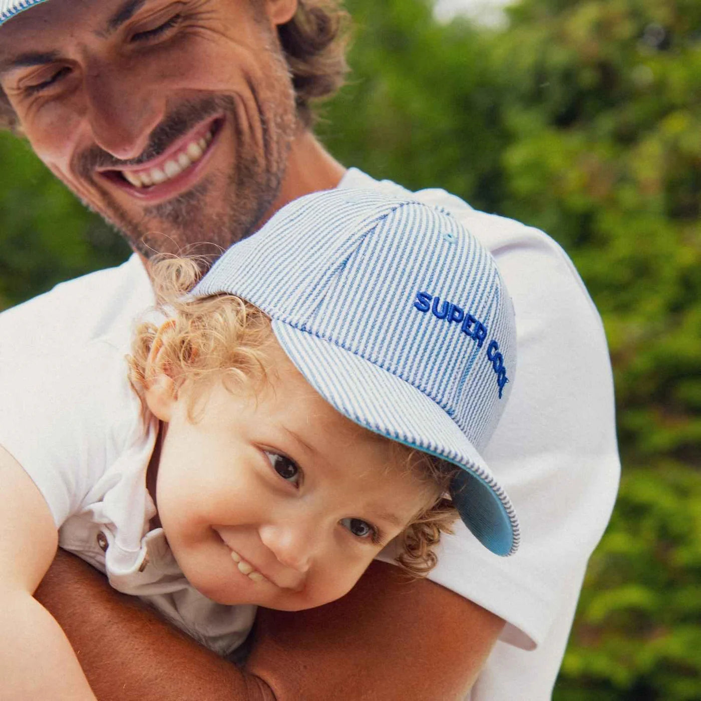 Casquette Marinière Super Cool bleu | Enfant