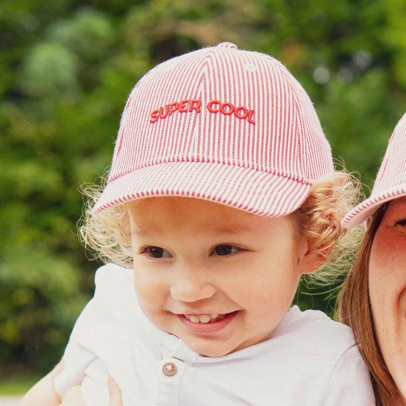 Casquette Marinière Super Cool rouge | Enfant