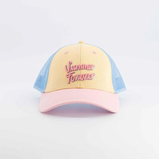 Casquette trucker Summer Forever jaune| Enfant