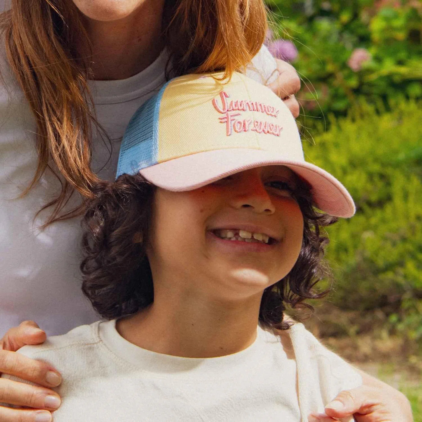 Casquette trucker Summer Forever jaune| Enfant