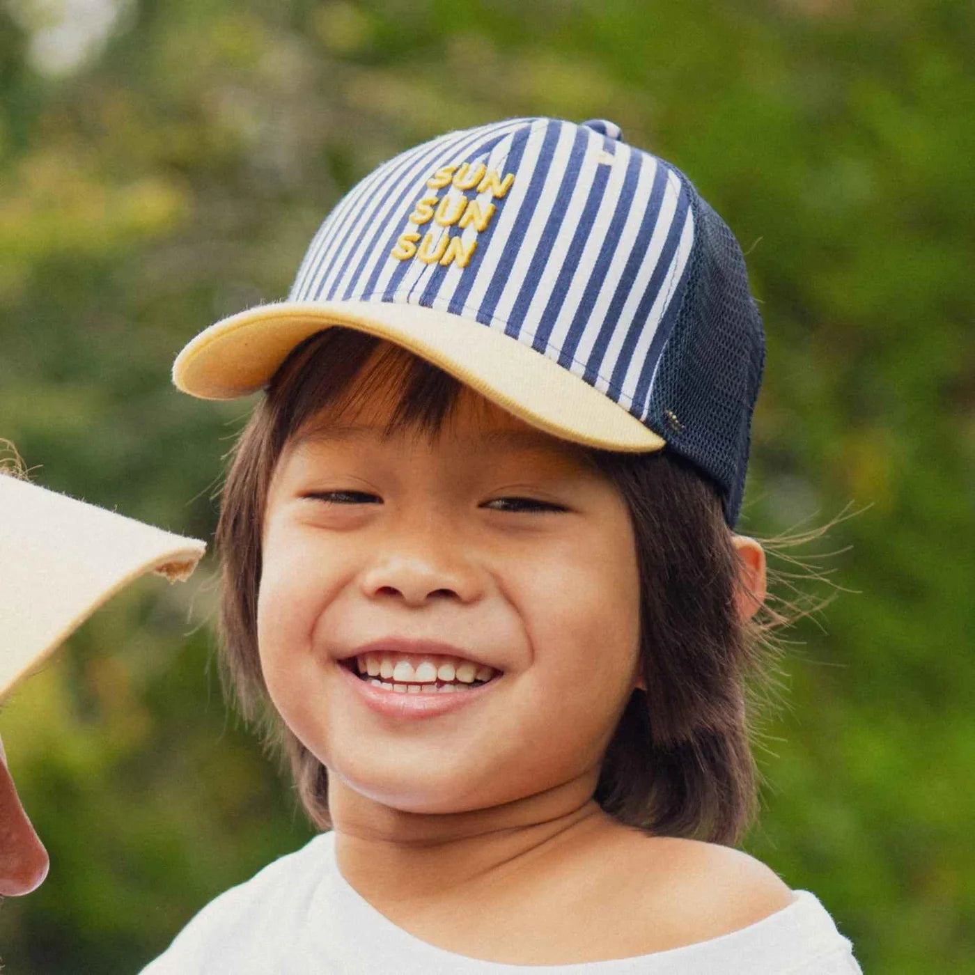Casquette trucker Sun Sun Sun rayé | Enfant