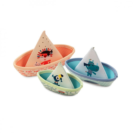 Bateaux flottants pour le bain jungle x3