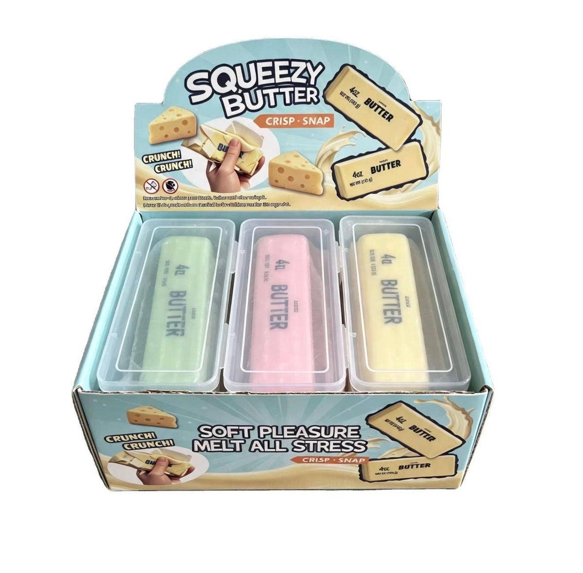 WOOM - Crispy Butter Squishy Multicolor